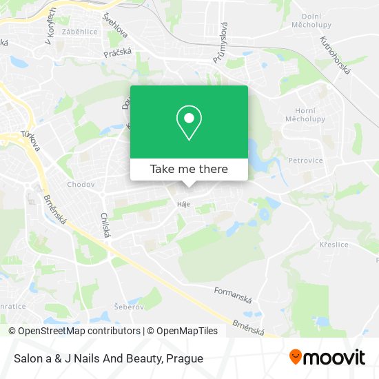 Salon a & J Nails And Beauty map