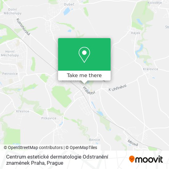 Centrum estetické dermatologie Odstranění znamének Praha map