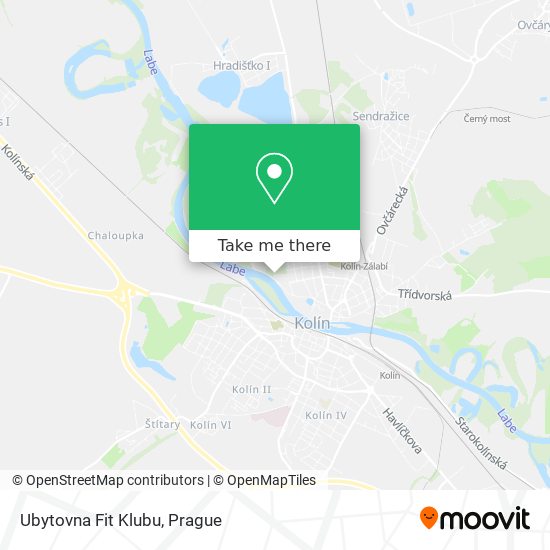 Ubytovna Fit Klubu map