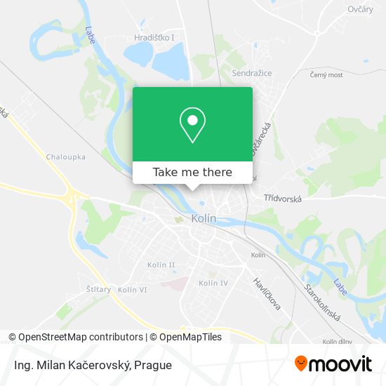 Ing. Milan Kačerovský map