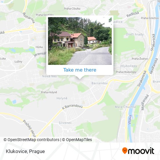 Klukovice map