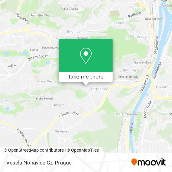 Карта Veselá Nohavice.Cz