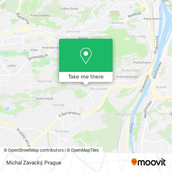 Michal Zavacký map