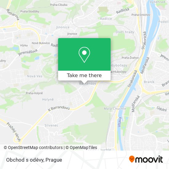 Obchod s oděvy map