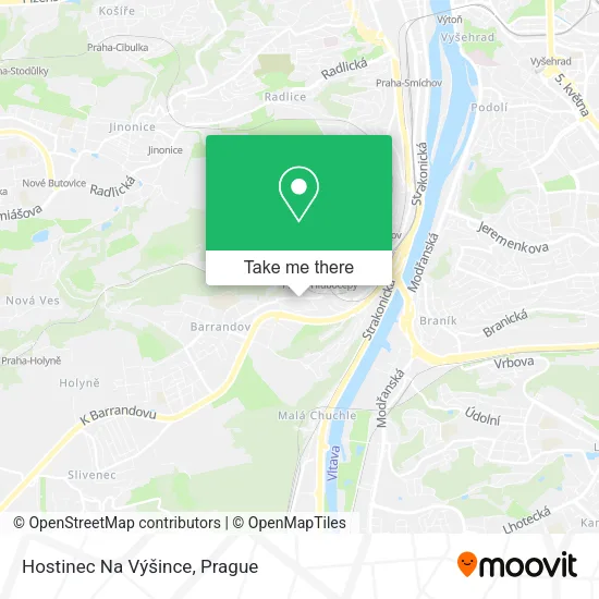 Карта Hostinec Na Výšince