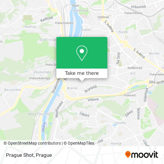 Prague Shot map