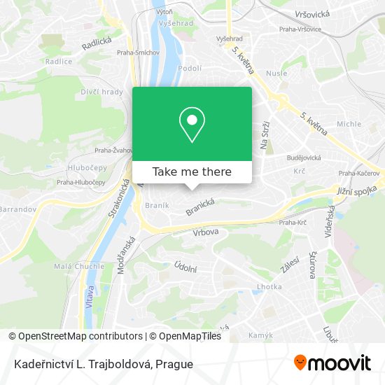 Kadeřnictví L. Trajboldová map