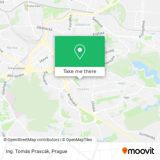 Карта Ing. Tomás Prascák