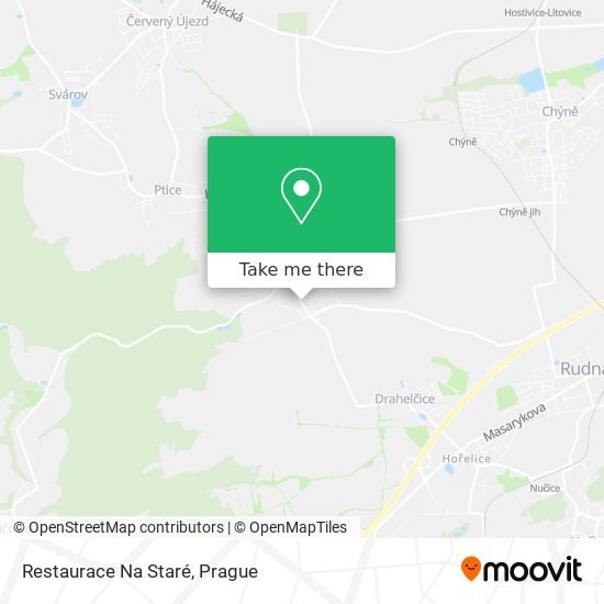 Restaurace Na Staré map