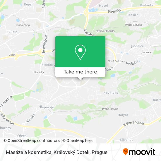 Masáže a kosmetika, Královský Dotek map