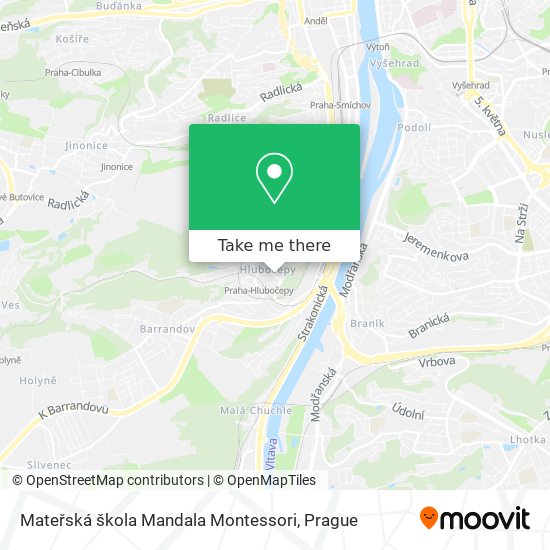 Mateřská škola Mandala Montessori map