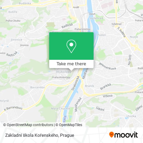 Základní škola Kořenského map