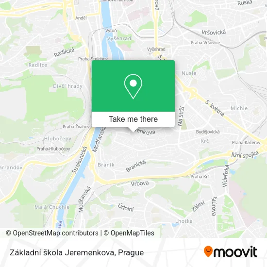 Карта Základní škola Jeremenkova