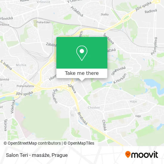 Карта Salon Teri - masáže