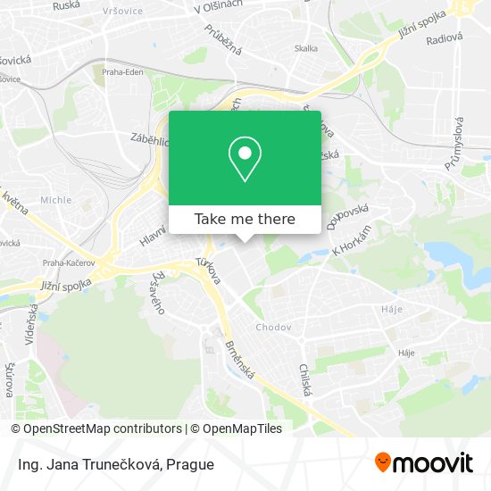 Ing. Jana Trunečková map