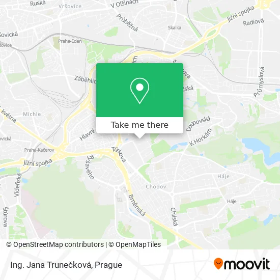 Карта Ing. Jana Trunečková