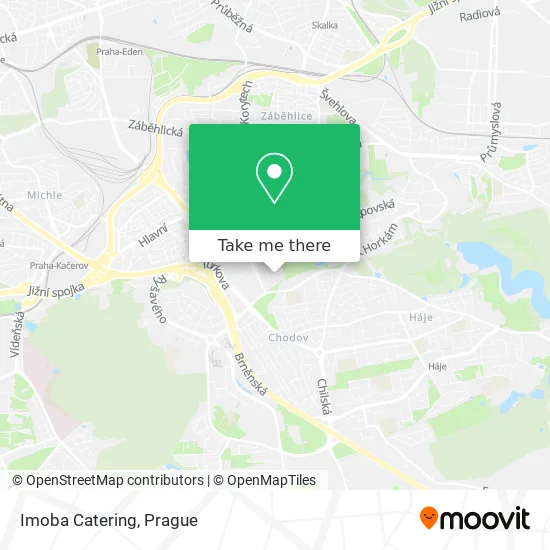 Карта Imoba Catering