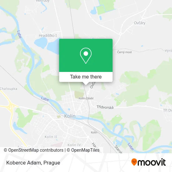 Карта Koberce Adam