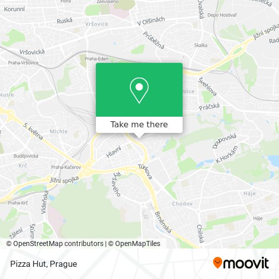 Pizza Hut map