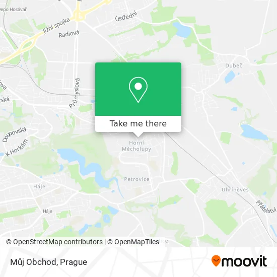 Карта Můj Obchod