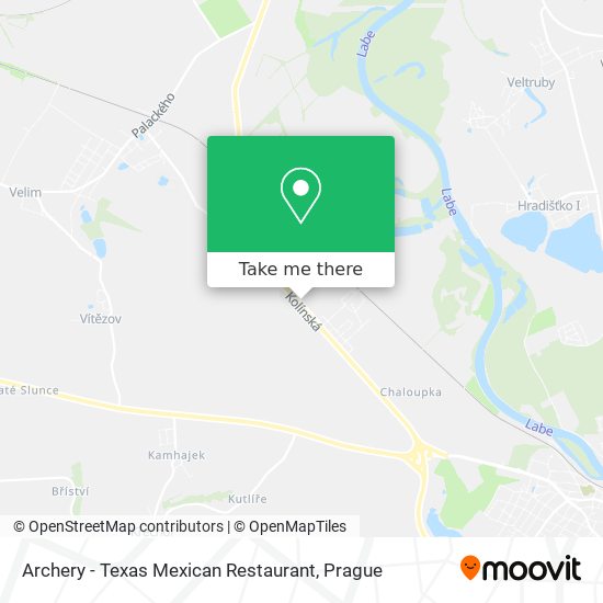 Archery - Texas Mexican Restaurant map