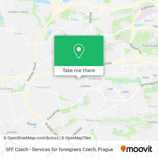 Карта SFF Czech - Services for foreigners Czech
