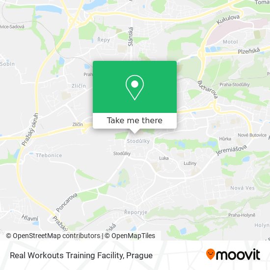 Real Workouts Training Facility map