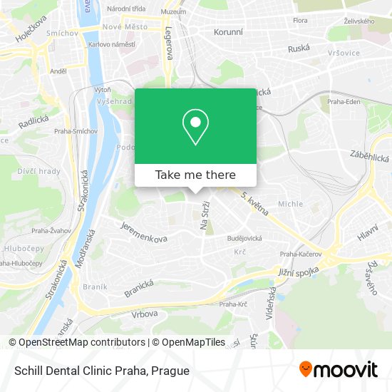 Schill Dental Clinic Praha map