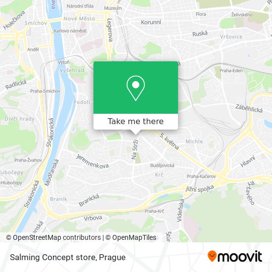 Salming Concept store map