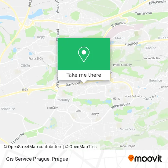 Карта Gis Service Prague