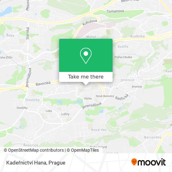 Kadeřnictví Hana map