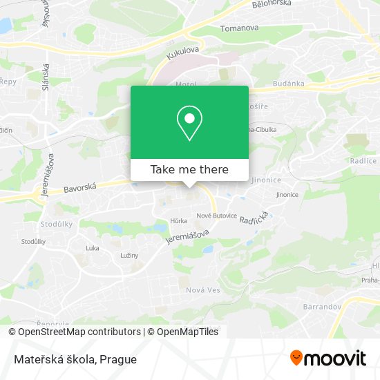 Mateřská škola map