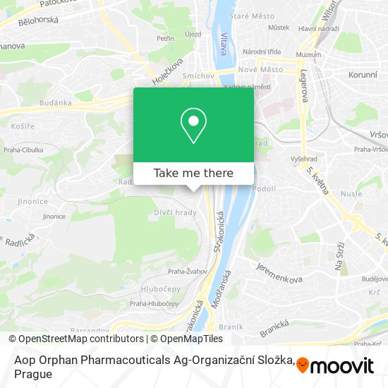 Карта Aop Orphan Pharmacouticals Ag-Organizační Složka
