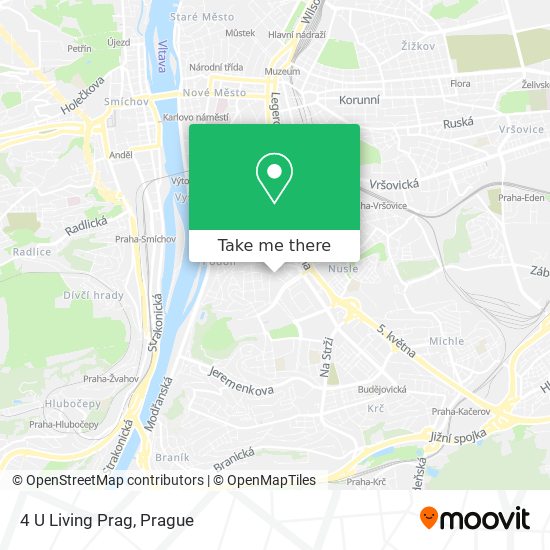 4 U Living Prag map