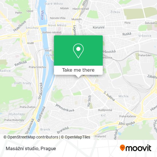 Masážní studio map