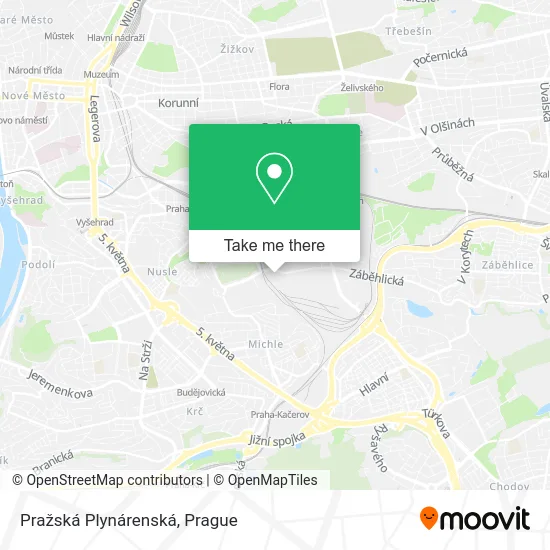 Карта Pražská Plynárenská