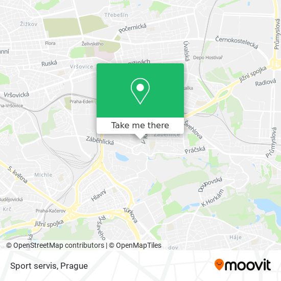 Sport servis map