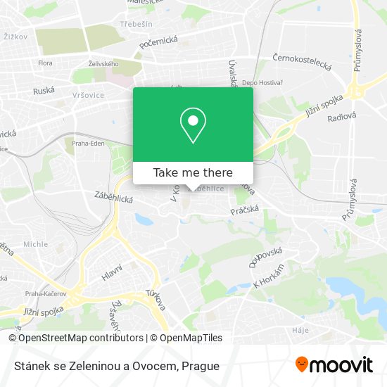 Stánek se Zeleninou a Ovocem map