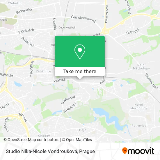 Studio Nika-Nicole Vondroušová map