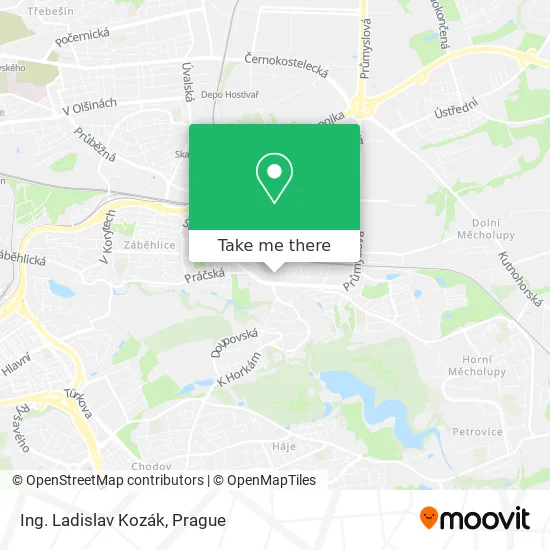 Ing. Ladislav Kozák map