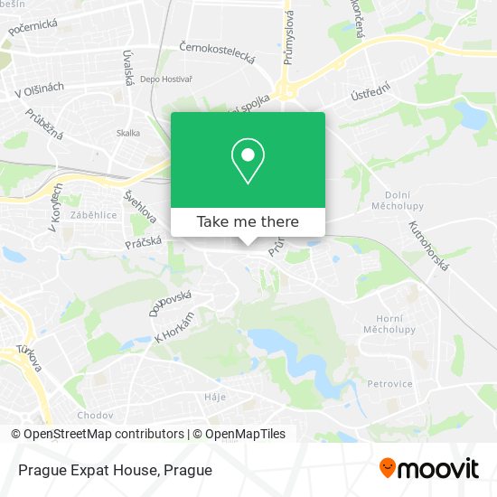 Prague Expat House map