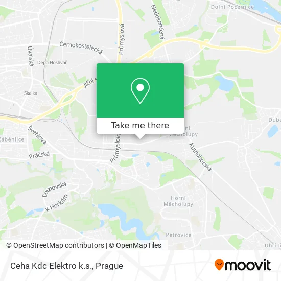 Карта Ceha Kdc Elektro k.s.