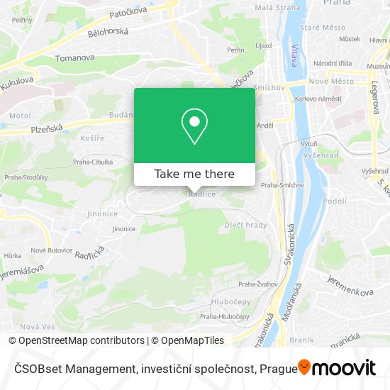 ČSOBset Management, investiční společnost map