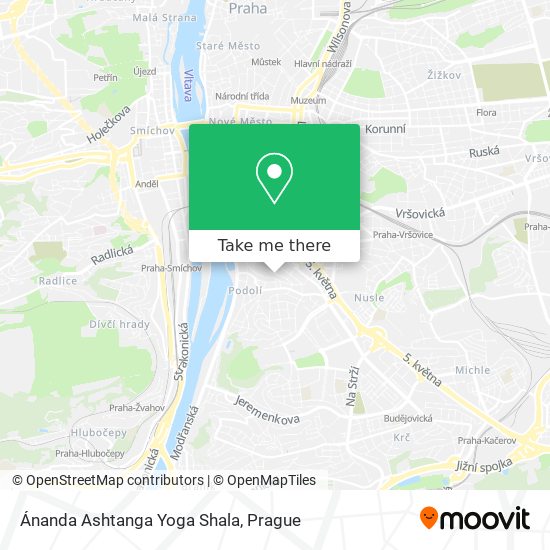 Карта Ánanda Ashtanga Yoga Shala