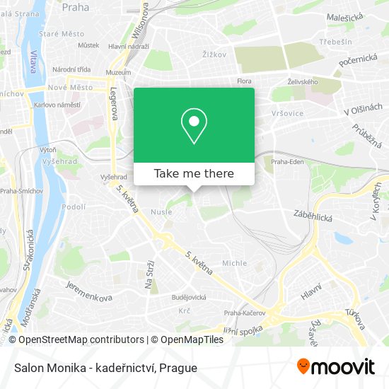 Salon Monika - kadeřnictví map