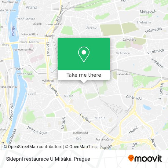 Sklepní restaurace U Mišáka map