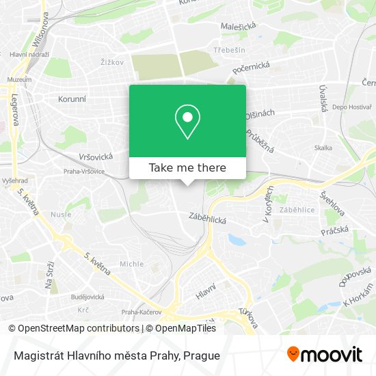 Magistrát Hlavního města Prahy map