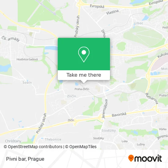 Карта Pivni bar