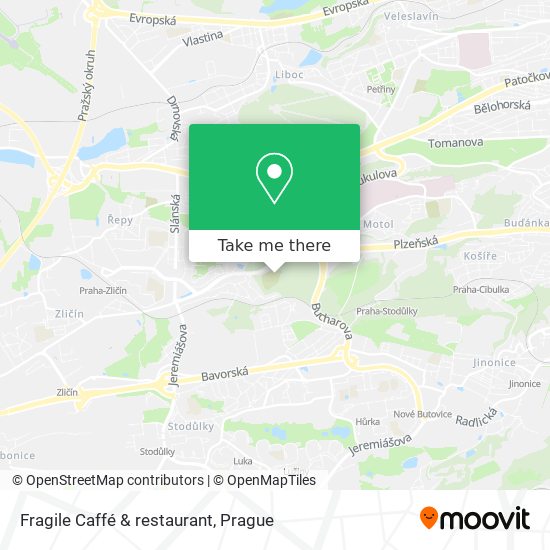 Fragile Caffé & restaurant map