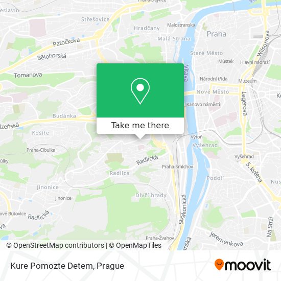 Kure Pomozte Detem map